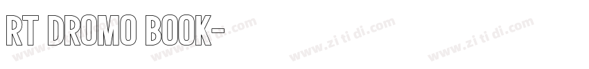 RT Dromo Book字体转换